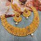 Temple collection Lakshmi Motifs Necklace Set