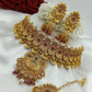 Traditional artificial Gold Plated jewelry set for women