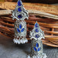 Oxidised Small Jhumka Earrings