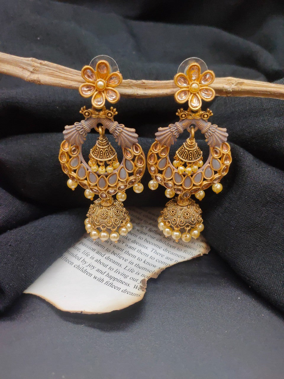 Traditional Jhumka Dangler Earrings for Women and Girls