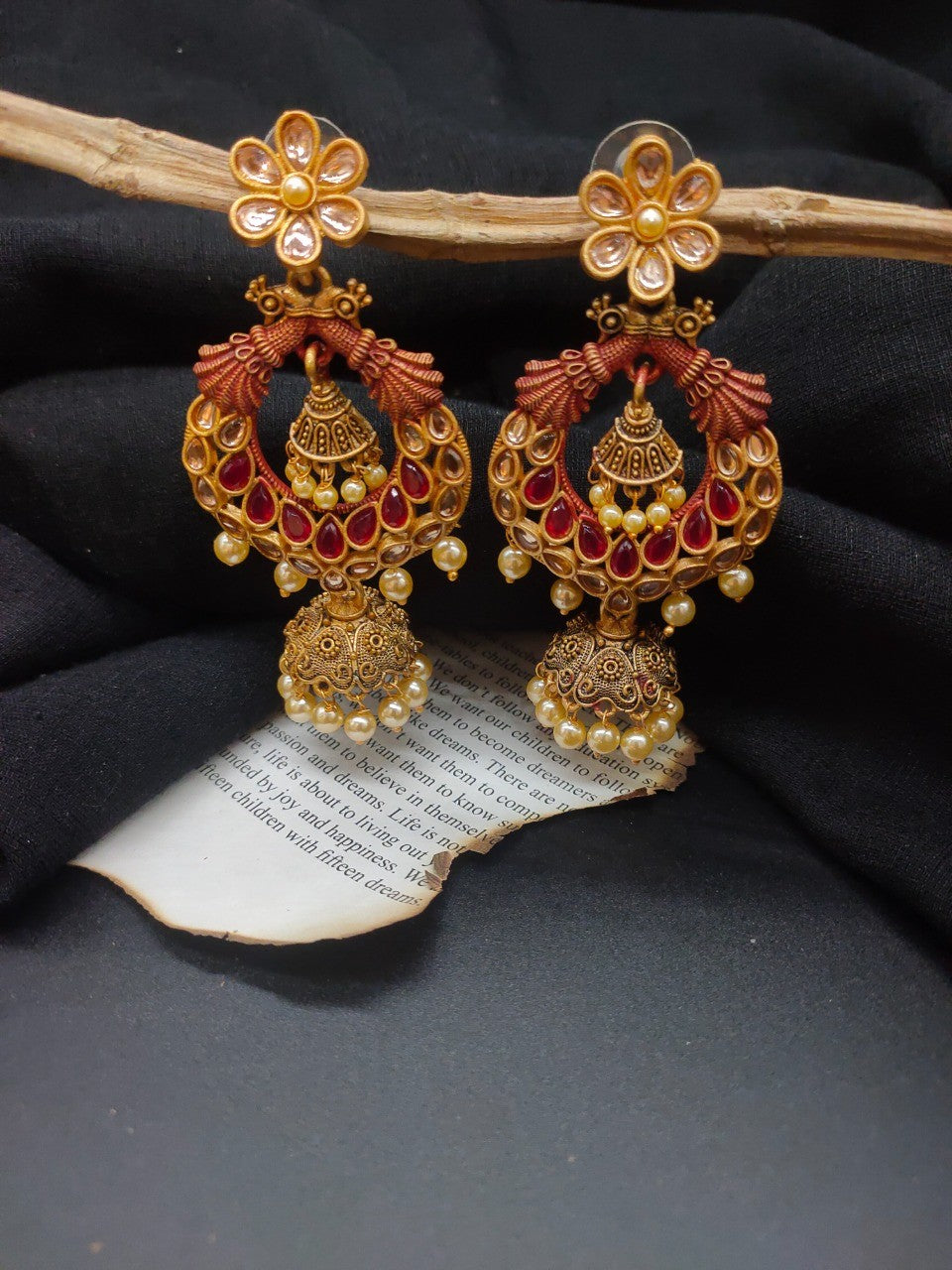 Traditional Jhumka Dangler