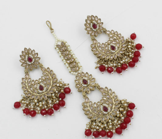 Chandbali Tika Set