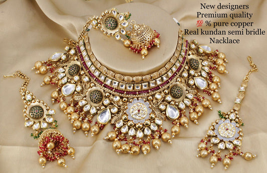 Traditional Kundan Semibridal Choker
